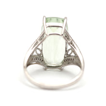 Load image into Gallery viewer, 9k Green Amethyst Ring
