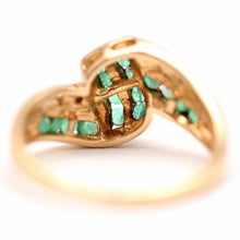 Load image into Gallery viewer, 10k Emerald Diamond Ring
