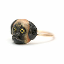 Laden Sie das Bild in den Galerie-Viewer, 14k Antique Pug Ring
