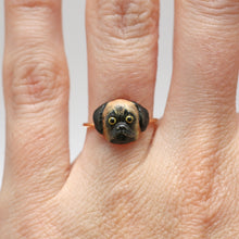 Laden Sie das Bild in den Galerie-Viewer, 14k Antique Pug Ring
