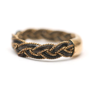 15k Elephant Hair Rings