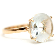 Load image into Gallery viewer, 14k Butterfly Cut Aquamarine Ring
