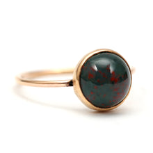 Load image into Gallery viewer, 10k Bloodstone Ring
