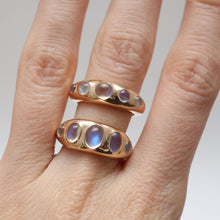 Carica l'immagine nel visualizzatore di Gallery, 14k Moonstone Gypsy Ring- Oval
