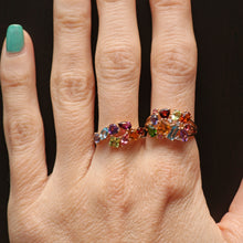 將圖片載入圖庫檢視器 14k Gem Cluster Ring
