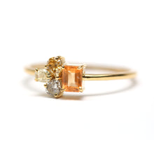 Load image into Gallery viewer, 14k Peachy Cluster Ring
