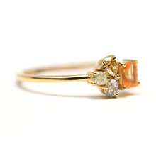 Load image into Gallery viewer, 14k Peachy Cluster Ring
