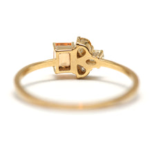 Load image into Gallery viewer, 14k Peachy Cluster Ring
