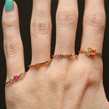 Load image into Gallery viewer, 14k Peachy Cluster Ring
