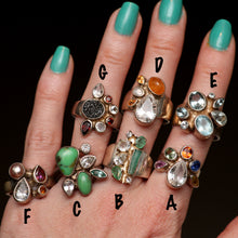 Carica l&#39;immagine nel visualizzatore di Gallery, Sterling Silver Starborn Rings
