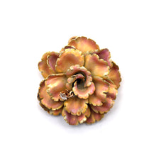 將圖片載入圖庫檢視器 Large 14k Enamel Carnation Pendant
