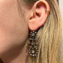將圖片載入圖庫檢視器 SOLD TO S***Georgian Table Cut Diamond Earrings
