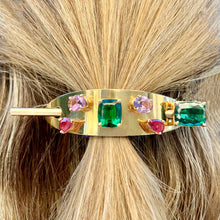 Load image into Gallery viewer, 14k Tourmaline Hair Pin
