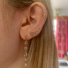 Load image into Gallery viewer, 18k Rose Cut Diamond Earrings
