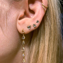 Load image into Gallery viewer, 18k Rose Cut Diamond Earrings
