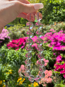 14k Giant Rock Crystal Necklace