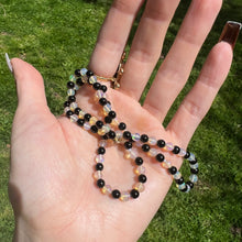 Load image into Gallery viewer, 14k Opal Onyx Beaded Necklace
