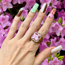 Load image into Gallery viewer, 18k Pink Leopard Ring
