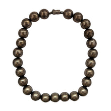 Load image into Gallery viewer, Oversized Sterling Silver Bead Necklace
