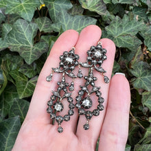 Laden Sie das Bild in den Galerie-Viewer, SOLD TO S***Georgian Table Cut Diamond Earrings
