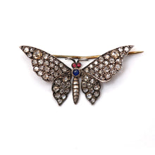 Load image into Gallery viewer, Victorian Diamond Butterfly Cuff Ring

