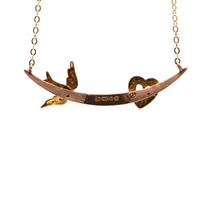 9k Victorian Lovesick Conversion Necklace