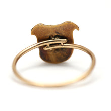 將圖片載入圖庫檢視器 14k Gold and Diamond Victorian Dog Conversion Ring
