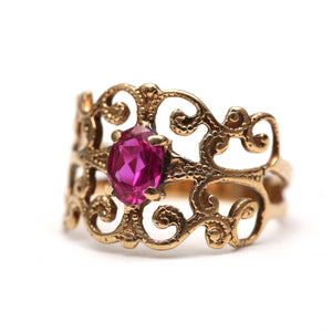 10k Scroll Ring