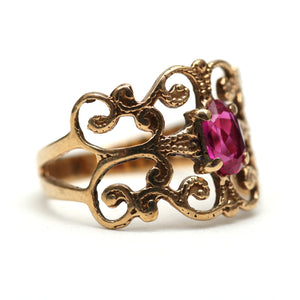 10k Scroll Ring