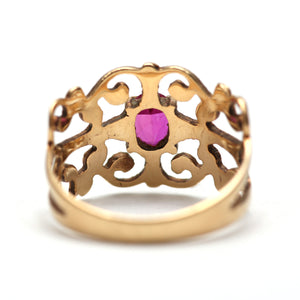 10k Scroll Ring