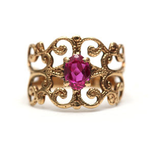 10k Scroll Ring