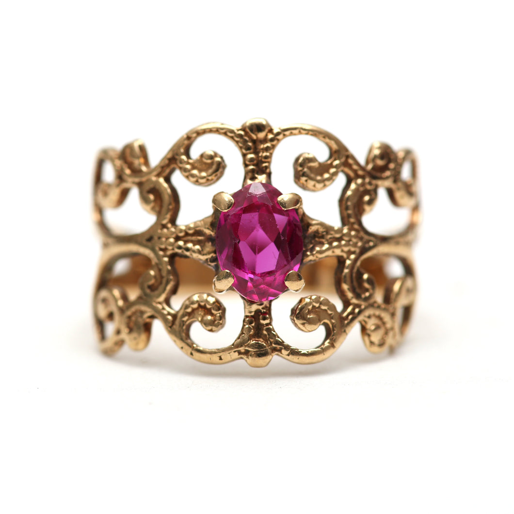 10k Scroll Ring