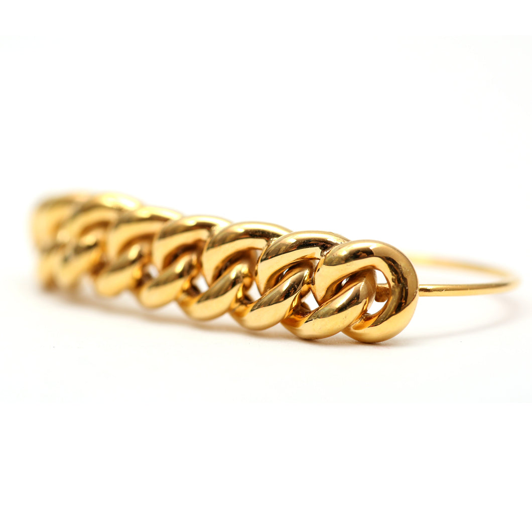 Solid Gold Victorian Suffragette Double Ring