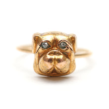 Load image into Gallery viewer, 14k Dog Stick Pin Ring

