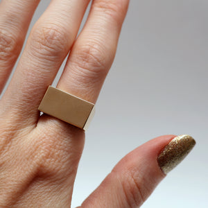 CUTOMIZE ME*** TotemKitten Exclusive Chunky Signet Ring
