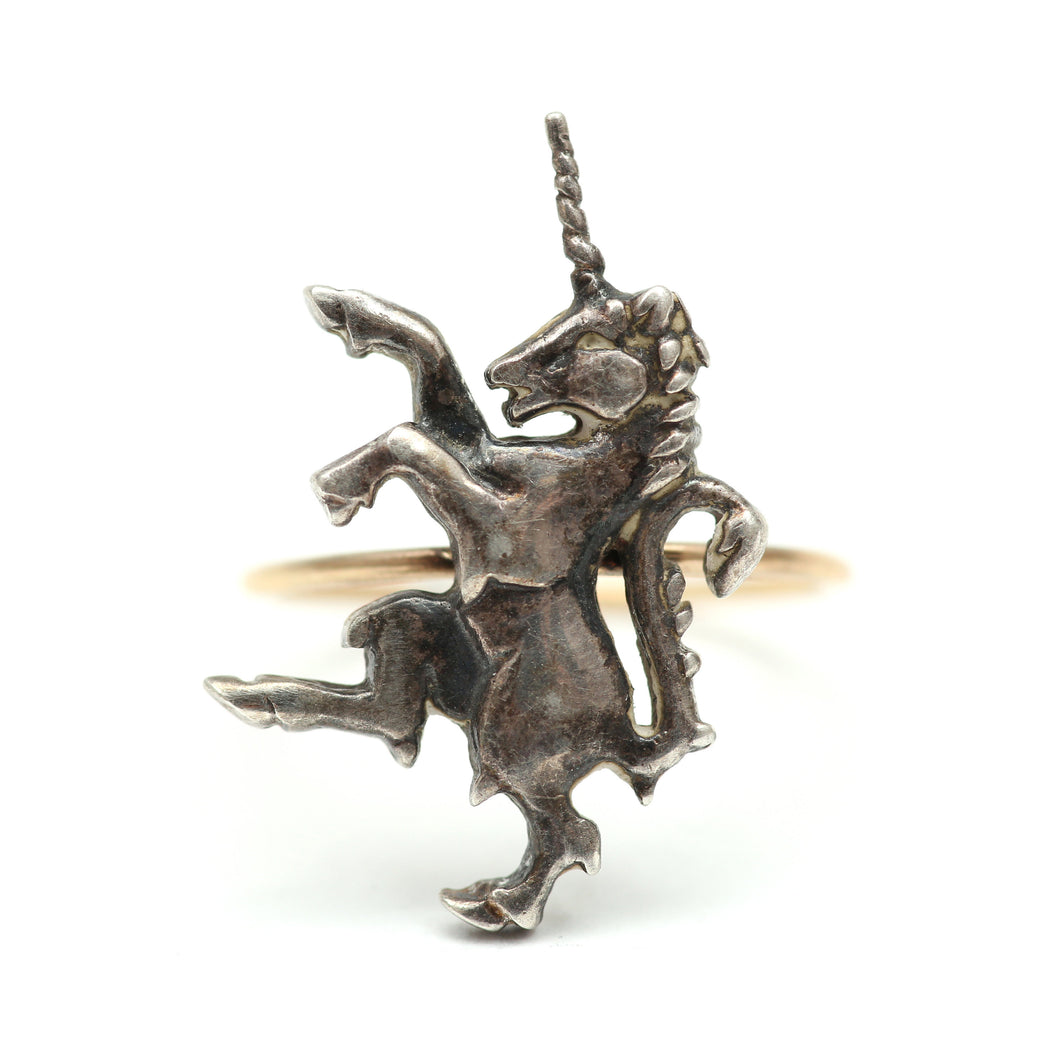 Antique Unicorn Ring