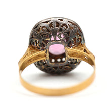 Laden Sie das Bild in den Galerie-Viewer, Bubble Gum Pink Tourmaline Diamond Ring
