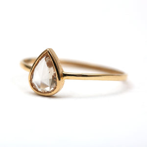 1/2ct Rose Cut Diamond Ring