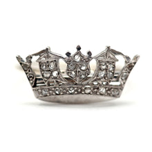 Charger l&#39;image dans la galerie, Victorian Diamond Crown Ring
