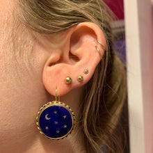 將圖片載入圖庫檢視器 14k Enamel Celestial Earrings

