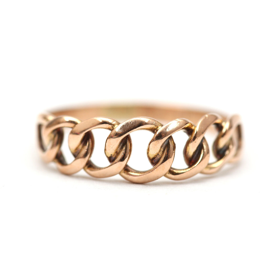 18k Chain Link Ring
