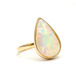 14k Unicorn Tear Opal Ring
