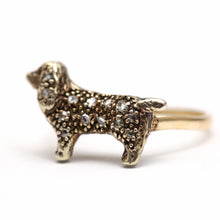 Load image into Gallery viewer, Victorian Rose Cut Diamond Dog Ring
