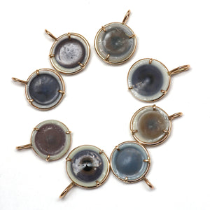 14k Eye Pendants