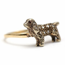 將圖片載入圖庫檢視器 Victorian Rose Cut Diamond Dog Ring
