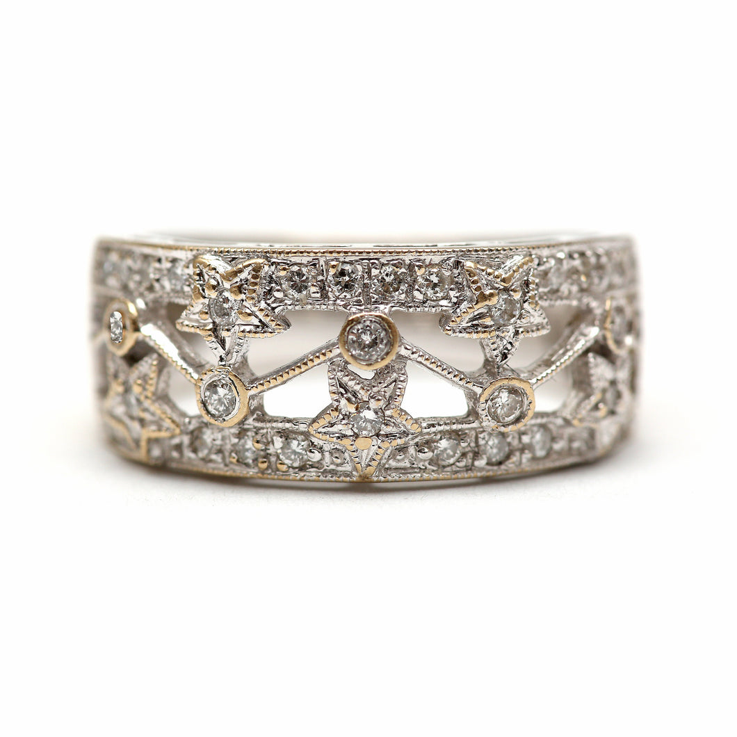 18k Diamond Constellation Ring