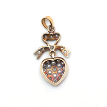 Load image into Gallery viewer, Antique Diamond Sweetheart Pendant
