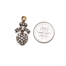 Load image into Gallery viewer, Antique Diamond Sweetheart Pendant

