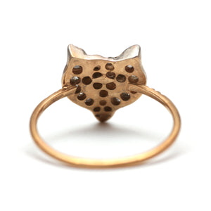 Victorian Diamond Fox Ring