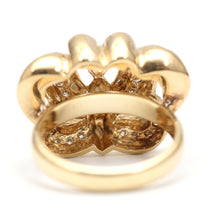 將圖片載入圖庫檢視器 Chunky Diamond Art Deco Butterfly Ring
